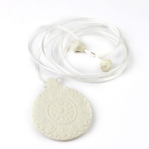 Colgante Mandala Guru Ram Das Grande Blanco