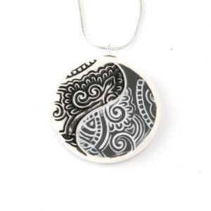 Colgante Ying Yang por un lado