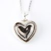 Colgante Amor Plata por un lado